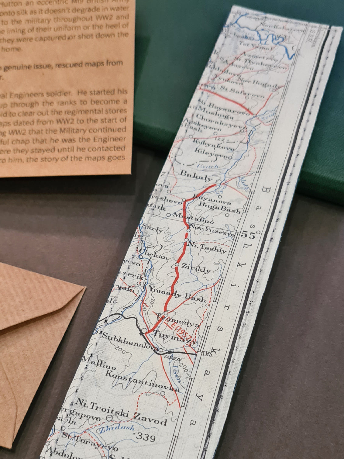 Military Escape Map Bookmarks