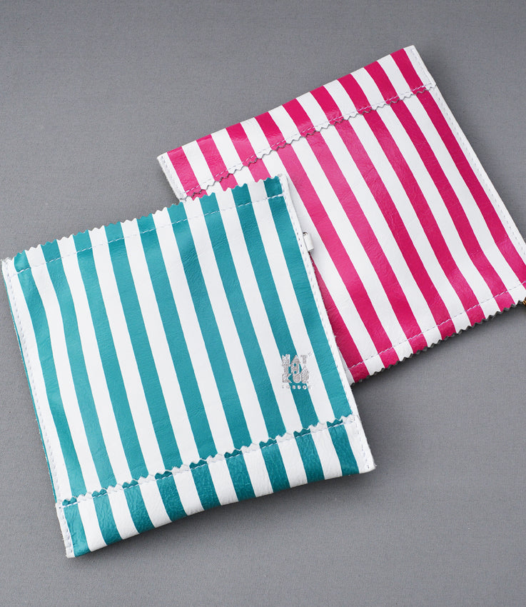 Leather Sweetshop Clutch bag in mint